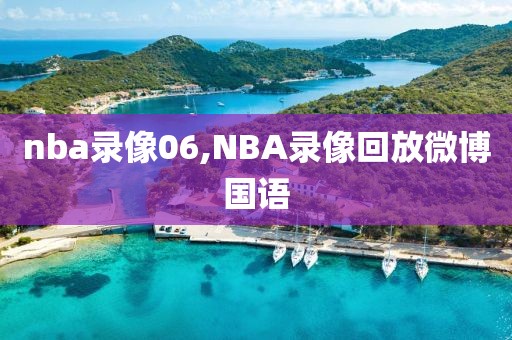 nba录像06,NBA录像回放微博国语