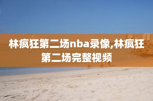 林疯狂第二场nba录像,林疯狂第二场完整视频
