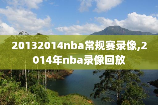 20132014nba常规赛录像,2014年nba录像回放