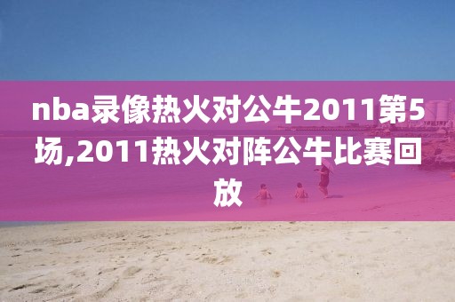 nba录像热火对公牛2011第5场,2011热火对阵公牛比赛回放
