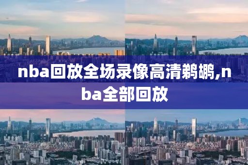 nba回放全场录像高清鹈鹕,nba全部回放