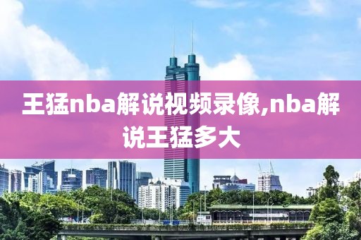 王猛nba解说视频录像,nba解说王猛多大